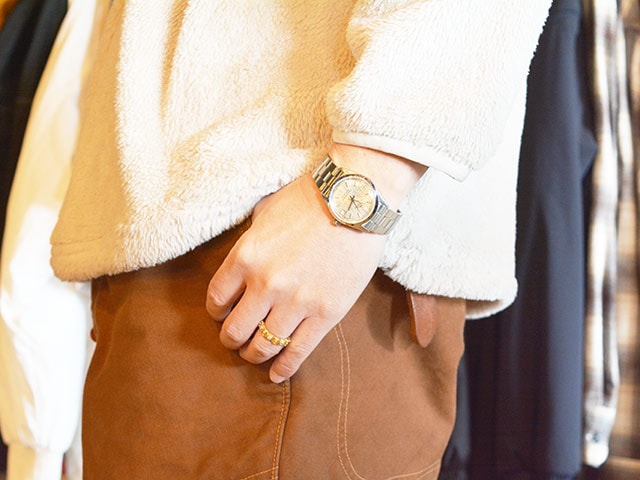 VAGUE WATCH CO. アナログ腕時計 シルバー/ゴールド VAGUE WATCH Co./ヴァーグウォッチカンパニー】「EVERY ONE DATE SS