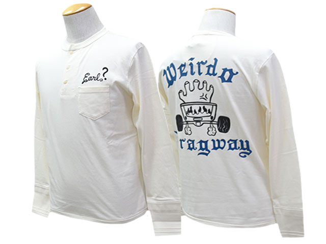��2����WEIRDO/���������ɡ�2025AW��DRAGWAY L/S Henry Tee/�ɥ�å����������󥰥��꡼�֥إ�꡼Tee��(WRD5312)