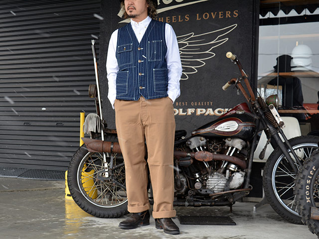 ��JELADO��ANTIQUE GARMENTS��/�����顼�ɡɥ���ƥ������������ġɡۡ�Steelbeam Vest/��������ӡ���٥��ȡ�(AG13517)