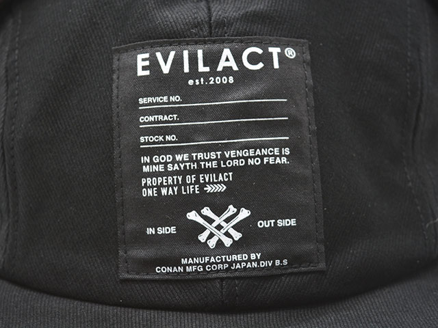 ��3����EVILACT/�����֥륢���ȡ�2025AW��Flight Cap/�ե饤�ȥ���åס�(EA25-ACT2-C03)