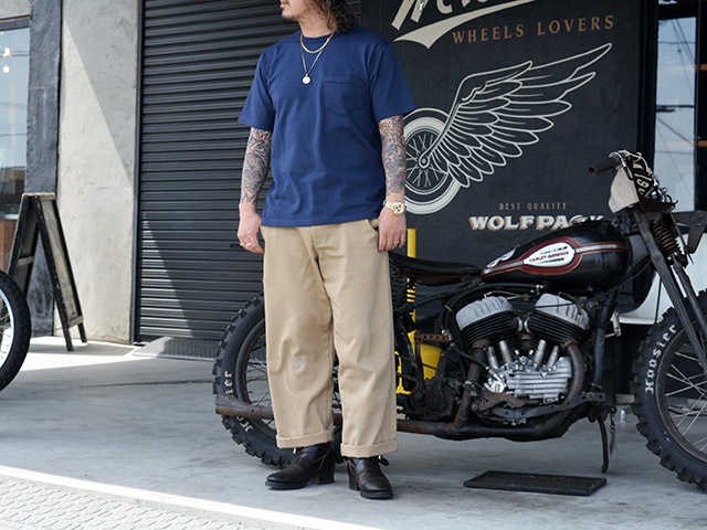 ��3����FREE WHEELERS/�ե꡼�ۥ����顼����2026SS��SHORT SLEEVE POCKET T-SHIRT/���硼�ȥ��꡼�֥ݥ��å�T����ġ�(2625009)