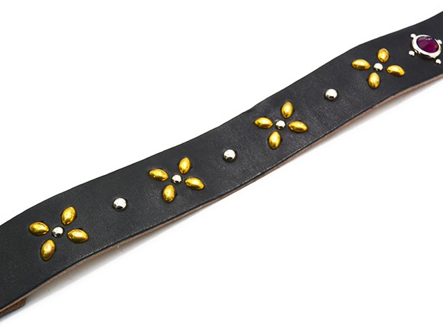 ��DAZZLE SUGAR/�����륷�奬����2026SS��HATE YOU Studs Belt��Cross&Dot��/�إ��ȥ桼�����å��٥�ȡɥ�����&�ɥåȡɡ�