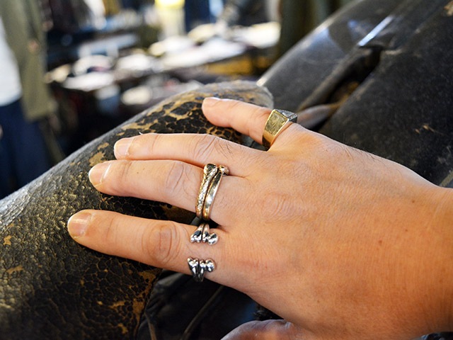 ��H��S/�������ե��������ۡ�CROSS BONES RING��Large��/�������ܡ��󥺥�󥰡ɥ顼���ɡ�(26HS-R-CB01-SV925)