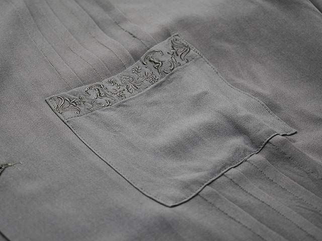 ��GANGSTERVILLE/����󥰥������ӥ��2025SS��Riptide Club L/S Guayabera Shirts/��åץ����ɥ���֥��󥰥��꡼�֥�����٥饷��ġ�(GSV5113)