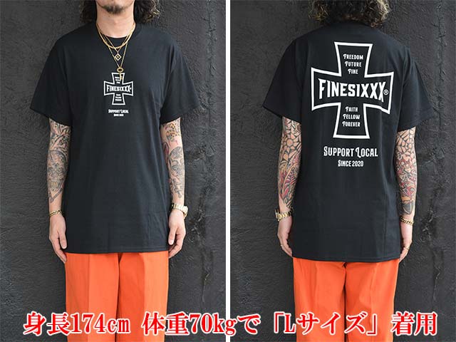 ��3����FINESIXXX/�ե����󥷥å�����2025SS��Fine Cross S/S Tee/�ե����󥯥������硼�ȥ��꡼��Tee��(FS-2025SS-003)