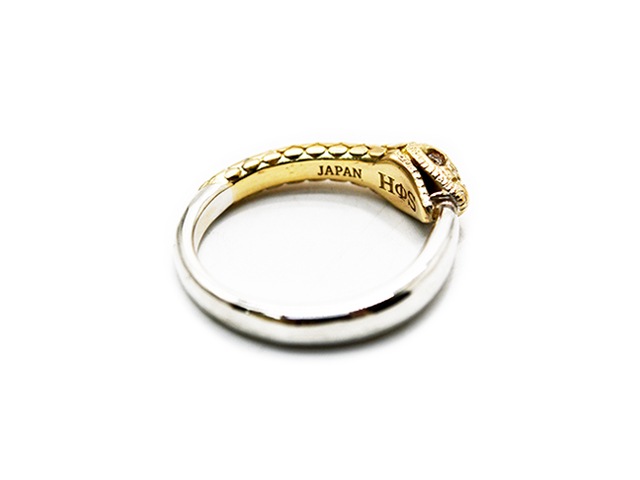 ��H��S/�������ե��������ۡ�OUROBOROS RING/�����ܥ�����󥰡�(25HS-R-UB01-K10YG&SV)