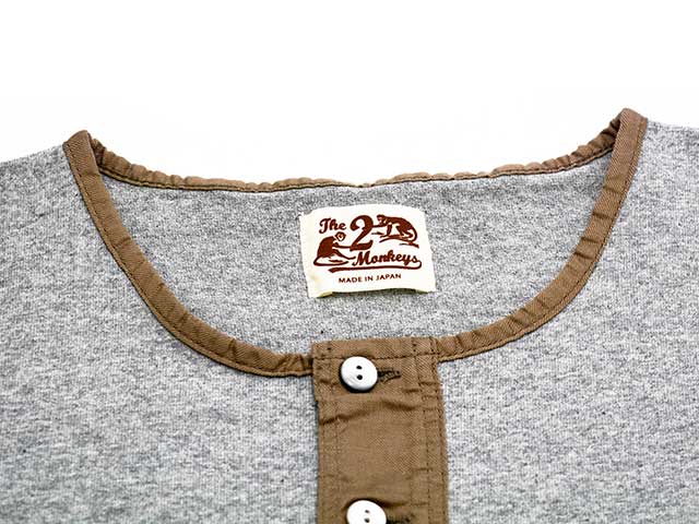 ��2����The 2 Monkeys/�� �ȥ�����󥭡�����2026SS��Classic Henley Shirt/���饷�å��إ�꡼����ġ�(TM12244)