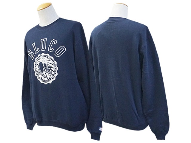 ��3����BLUCO/�֥륳��2024AW��Heavy Pile Sweat Shirts��COLLEGE��/�إ������ѥ��륹�����åȥ���ġɥ���å��ɡ�(145-13-012)