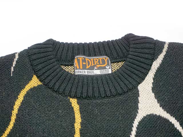 2AT-DIRTY/åȥƥ2024AWFlames Knit/ե쥤ॹ˥åȡ