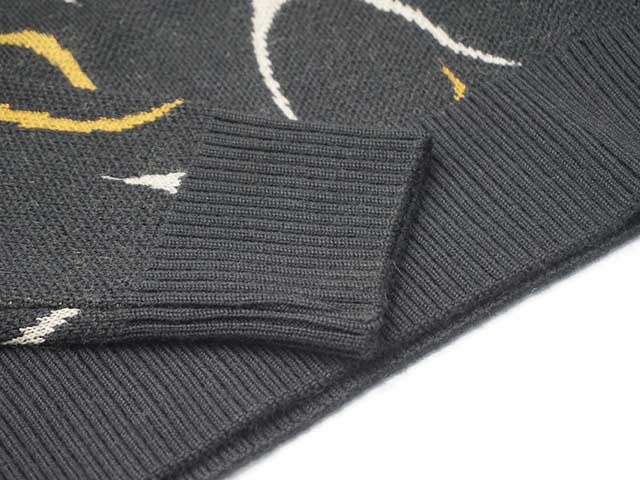 2AT-DIRTY/åȥƥ2024AWFlames Knit/ե쥤ॹ˥åȡ