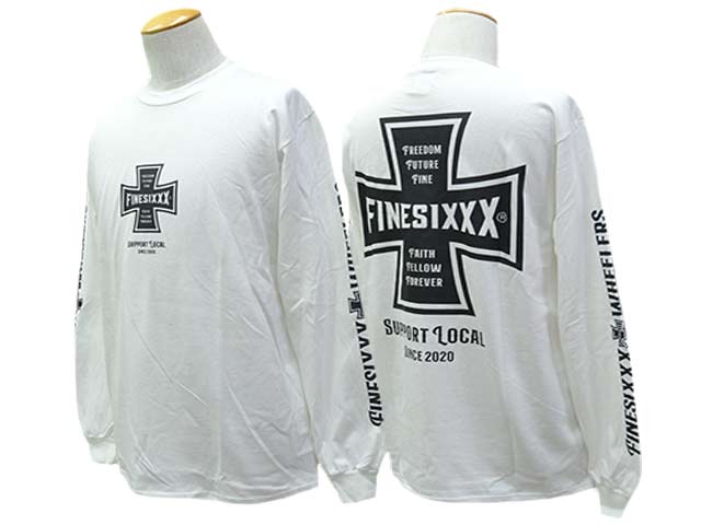 ��3����FINESIXXX/�ե����󥷥å�����2025SS��Fine Cross L/S Tee/�ե����󥯥������󥰥��꡼��Tee��(FS-2025SS-007)