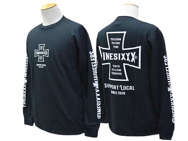 ��3����FINESIXXX/�ե����󥷥å�����2025SS��Fine Cross L/S Tee/�ե����󥯥������󥰥��꡼��Tee��(FS-2025SS-007)
