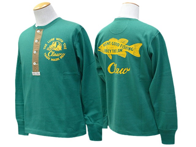 ��FREE WHEELERS/�ե꡼�ۥ����顼����2025FW�֡�THE LURE WITH THE CLAW"HENLEY NECKED L/S SHIRT/�ɥ����륢�����������������ɥإ�꡼�ͥå��ɥ��󥰥��꡼�֥���ġ�(2535005)