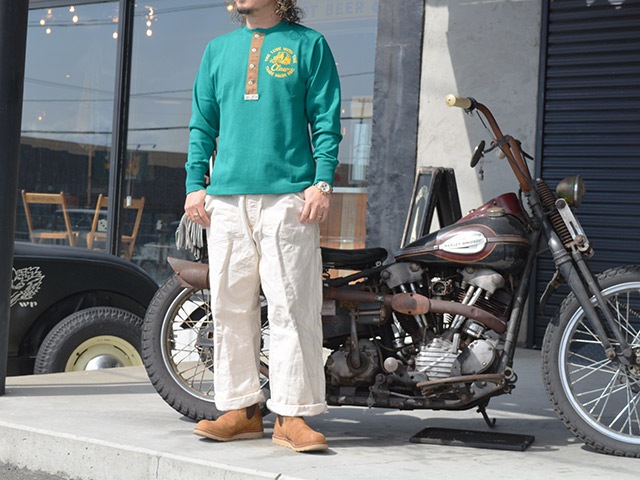��FREE WHEELERS/�ե꡼�ۥ����顼����2025FW�֡�THE LURE WITH THE CLAW"HENLEY NECKED L/S SHIRT/�ɥ����륢�����������������ɥإ�꡼�ͥå��ɥ��󥰥��꡼�֥���ġ�(2535005)