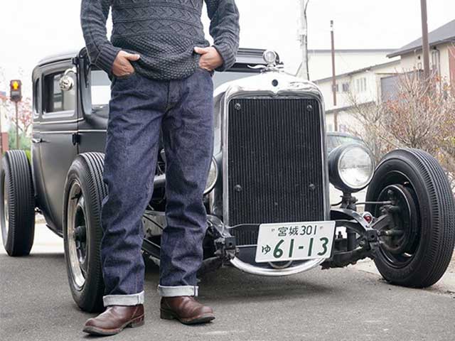 ��FULLCOUNT/�ե륫����ȡۡ�Wide Straight Denim Pants/�磻�ɥ��ȥ졼�ȥǥ˥�ѥ�ġ�(0105W/13.7oz)