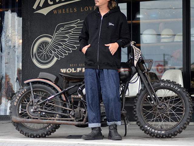 ��3����BLUCO/�֥륳��2024AW��Heavy Pile Sweat Zip Hoodie��Embroidery��/�إ������ѥ��륹�����åȥ��åץա��ǥ����ɥ���֥������꡼�ɡ�(145-13-016)