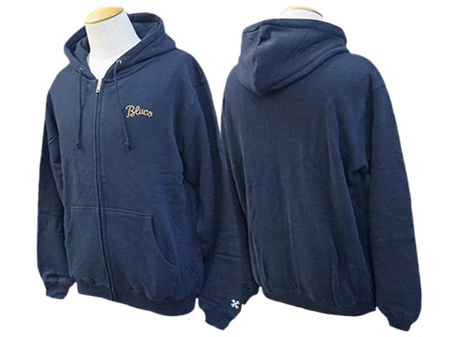 ��3����BLUCO/�֥륳��2024AW��Heavy Pile Sweat Zip Hoodie��Embroidery��/�إ������ѥ��륹�����åȥ��åץա��ǥ����ɥ���֥������꡼�ɡ�(145-13-016)