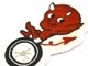 CLUMBER/СۡChain Stitch Embroidery PatchROLLING DEVIL/󥹥ƥå֥꡼ѥåɥ󥰥ǥӥɡ