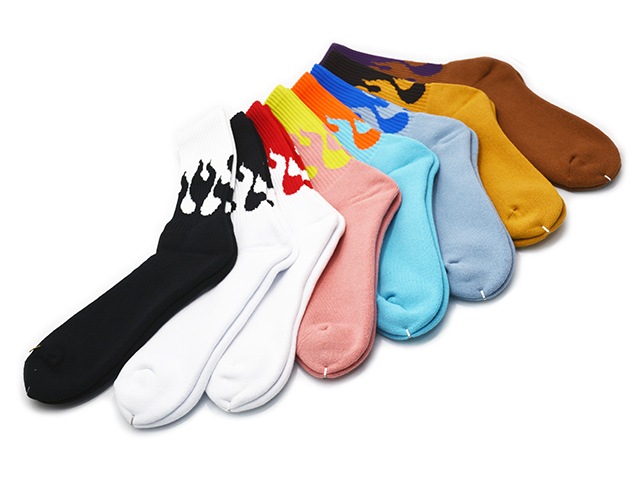 ��8����TONNY/�ȥˡ��ۡ�Pile Socks��Flames��/�ѥ��륽�å����ɥե쥤�ॹ�ɡ�(MT06)