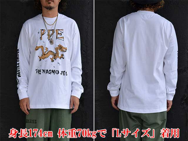��POP EYES/�ݥåץ�������2025AW��Prison Art PPE. L/S Tee/�ץꥺ�󥢡���PPE.���󥰥��꡼��Tee��(25AW-PPE-005)