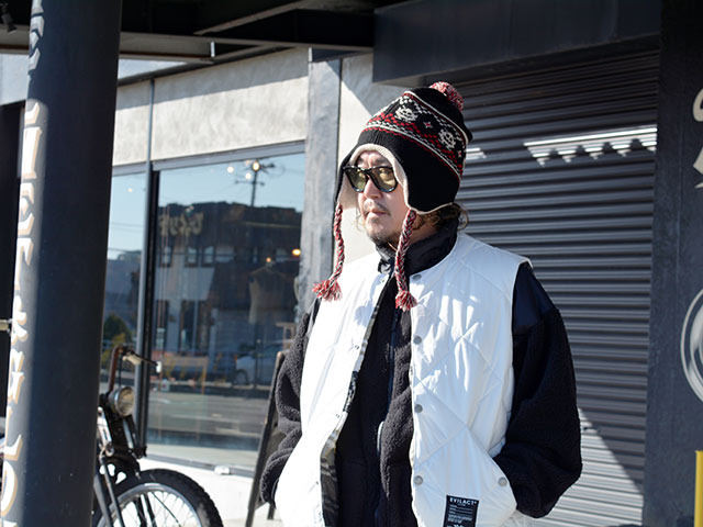 ��3����WEIRDO/���������ɡ�2025AW��LOOK INVADING EARMUFFS KNIT CAP/��å�����٥��ǥ��󥰥��䡼�ޥե˥åȥ���åס�(WRD99G04)