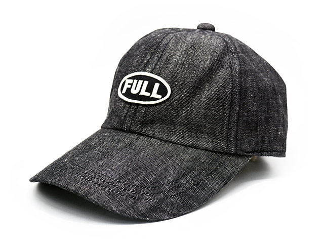 ��2����FULLCOUNT/�ե륫����ȡ�2026SS��Black FULL Wappen Denim Cap/�֥�å��ե��åڥ�ǥ˥७��åס�(6770-26)