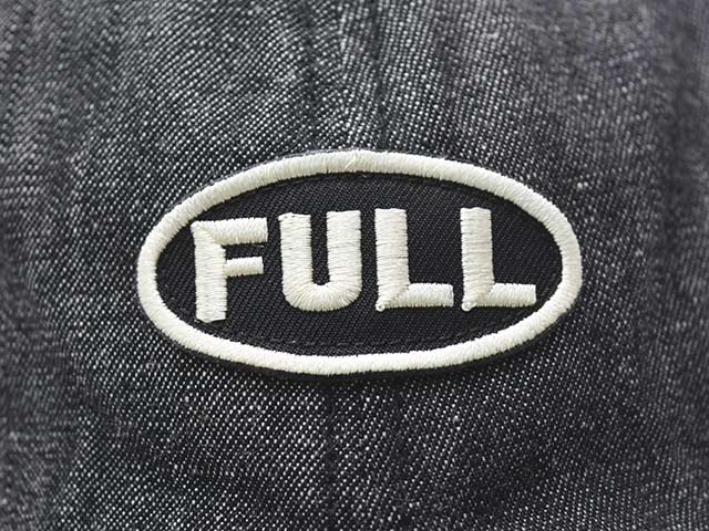��2����FULLCOUNT/�ե륫����ȡ�2026SS��Black FULL Wappen Denim Cap/�֥�å��ե��åڥ�ǥ˥७��åס�(6770-26)