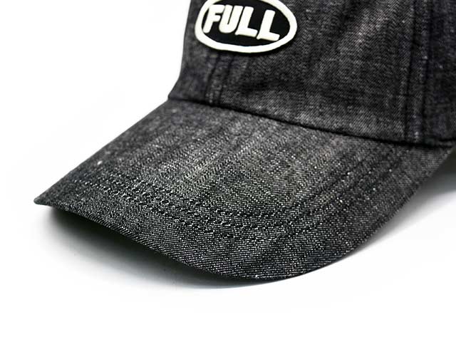 ��2����FULLCOUNT/�ե륫����ȡ�2026SS��Black FULL Wappen Denim Cap/�֥�å��ե��åڥ�ǥ˥७��åס�(6770-26)