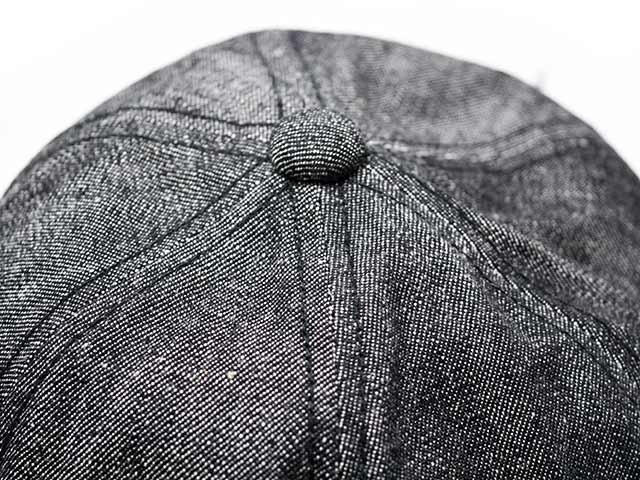 ��2����FULLCOUNT/�ե륫����ȡ�2026SS��Black FULL Wappen Denim Cap/�֥�å��ե��åڥ�ǥ˥७��åס�(6770-26)