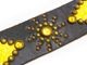 ��HTC(Hollywood Trading Company)/�������ƥ�������(�ϥꥦ�åɥȥ졼�ǥ��󥰥���ѥˡ�)�ۡ�Leather Studs Belt"Overlay Peanuts Snake��/�쥶�������å��٥�ȡɥ����С��쥤�ԡ��ʥåĥ��͡����ɡ�