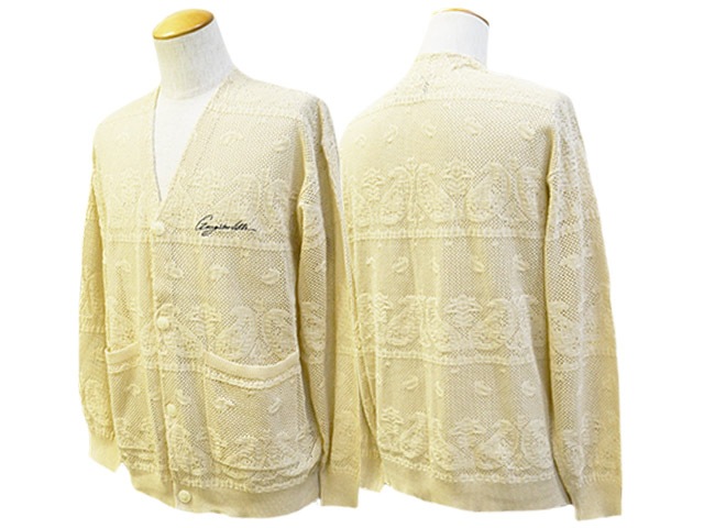 (50% OFF)��4����GANGSTERVILLE/����󥰥������ӥ��2024SS��Jacquard Knit Cardigan��PAISLEY��/�¥㥫���ɥ˥åȥ����ǥ�����ɥڥ����꡼�ɡ�(GSV-24-SS-15)