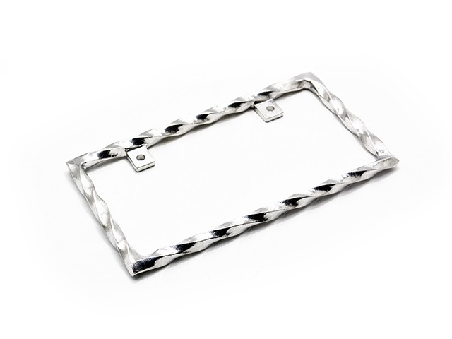 ��HWZN BROSS/�ϥ�����֥����ۡ�Twisted License Frame/�ĥ����ƥåɥ饤���󥹥ե졼���(�Х�븦��ž夲)