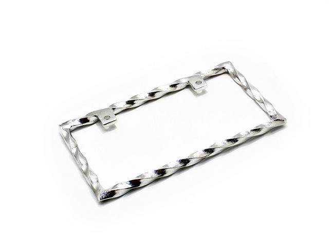 ��HWZN BROSS/�ϥ�����֥����ۡ�Twisted License Frame/�ĥ����ƥåɥ饤���󥹥ե졼���(�Х�븦��ž夲)