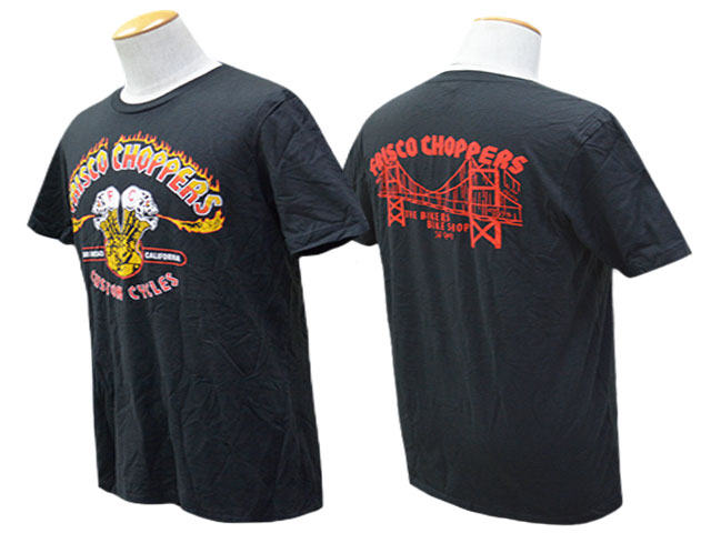 ��FRISCO CHOPPERS/�եꥹ������åѡ����ۡ�Printed S/S Tee��TRADE MARK��/�ץ��ƥåɥ��硼�ȥ��꡼��Tee�ɥȥ졼�ɥޡ����ɡ�