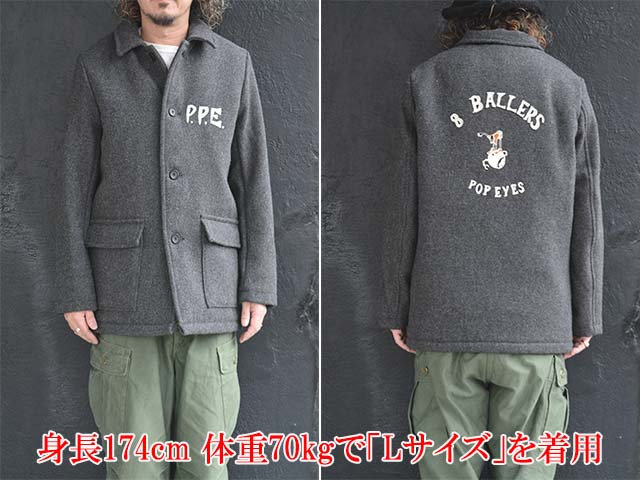 ��POP EYES/�ݥåץ�������2025AW��8 Ballers Jacket/�����ȥܡ��顼�����㥱�åȡ�(25AW-PPE-11)