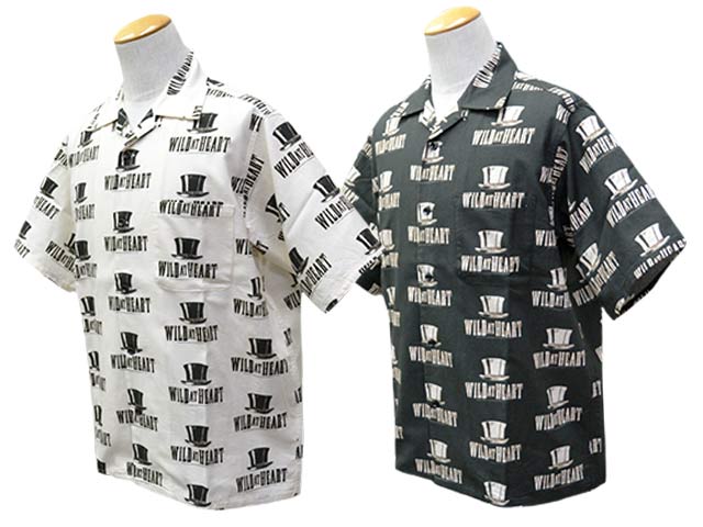 ��2����WILD AT HEART/�磻��ɥ��åȥϡ��ȡ�2026SS��Cotton Open Collar S/S Shirts��SILK HAT��/���åȥ󥪡��ץ󥫥顼���硼�ȥ��꡼�֥���ġɥ��륯�ϥåȡɡ�(8261011)