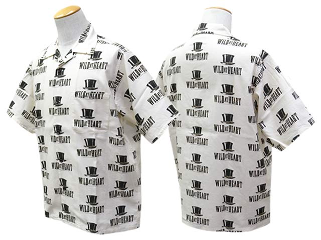 ��2����WILD AT HEART/�磻��ɥ��åȥϡ��ȡ�2026SS��Cotton Open Collar S/S Shirts��SILK HAT��/���åȥ󥪡��ץ󥫥顼���硼�ȥ��꡼�֥���ġɥ��륯�ϥåȡɡ�(8261011)