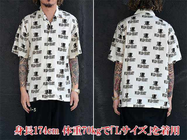 ��2����WILD AT HEART/�磻��ɥ��åȥϡ��ȡ�2026SS��Cotton Open Collar S/S Shirts��SILK HAT��/���åȥ󥪡��ץ󥫥顼���硼�ȥ��꡼�֥���ġɥ��륯�ϥåȡɡ�(8261011)