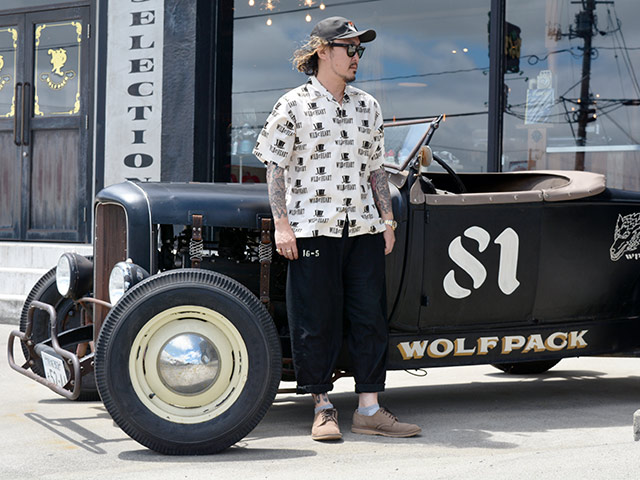 ��2����WILD AT HEART/�磻��ɥ��åȥϡ��ȡ�2026SS��Cotton Open Collar S/S Shirts��SILK HAT��/���åȥ󥪡��ץ󥫥顼���硼�ȥ��꡼�֥���ġɥ��륯�ϥåȡɡ�(8261011)
