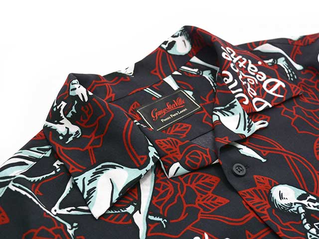 ��GANGSTERVILLE/����󥰥������ӥ��2025SS��Dance of Death L/S Shirts/���󥹥��֥ǥ����󥰥��꡼�֥���ġ�(GSV5104)