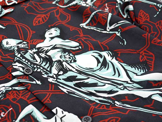 ��GANGSTERVILLE/����󥰥������ӥ��2025SS��Dance of Death L/S Shirts/���󥹥��֥ǥ����󥰥��꡼�֥���ġ�(GSV5104)