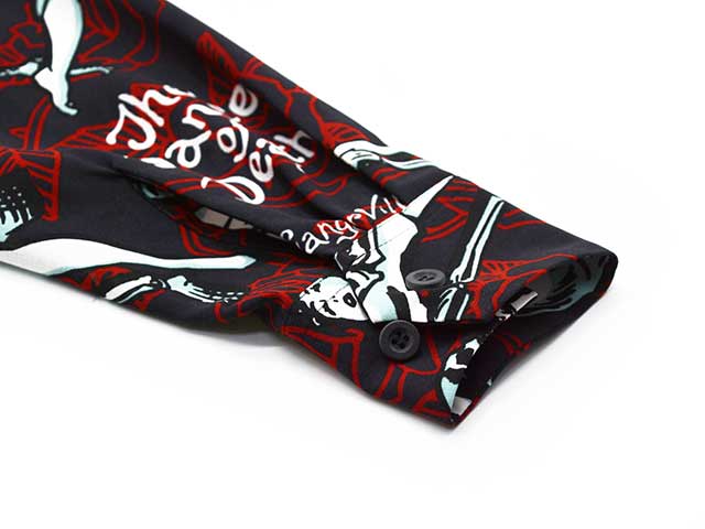 ��GANGSTERVILLE/����󥰥������ӥ��2025SS��Dance of Death L/S Shirts/���󥹥��֥ǥ����󥰥��꡼�֥���ġ�(GSV5104)