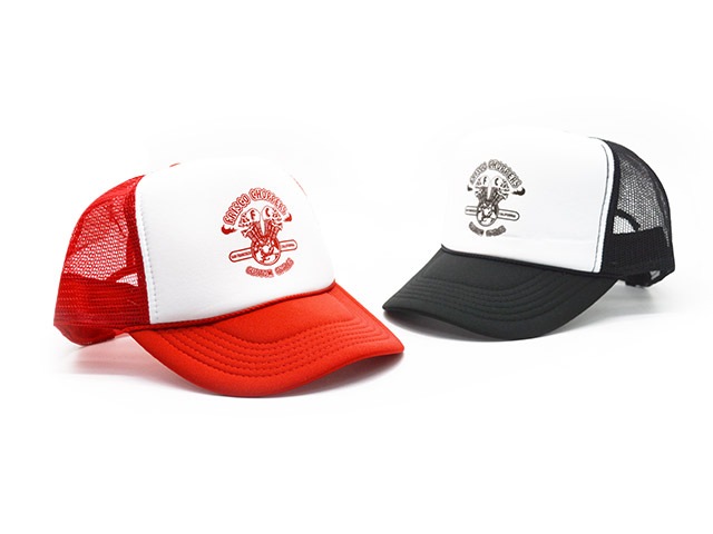 ��2����FRISCO CHOPPERS/�եꥹ������åѡ����ۡ�Mesh Cap��TRADE MARK��/��å���ɥȥ졼�ɥޡ����ɡ�