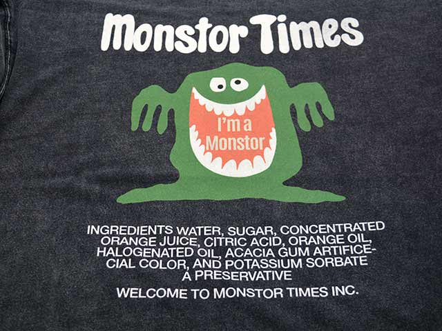 ��2����MONSTOR TIMES/��󥹥ȥ������ॺ��2025AW��I'm a MONSTOR L/S Tee/�����ॢ��󥹥ȥ����󥰥��꡼��Tee��(25AW-MT-009)
