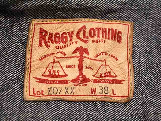 ��RAGGY CLOTHING/�饮�����������󥰡�2025AW��Denim Jacket��Type 2��/�ǥ˥ॸ�㥱�åȡɥ�����2�ɡ�(Z07XX)