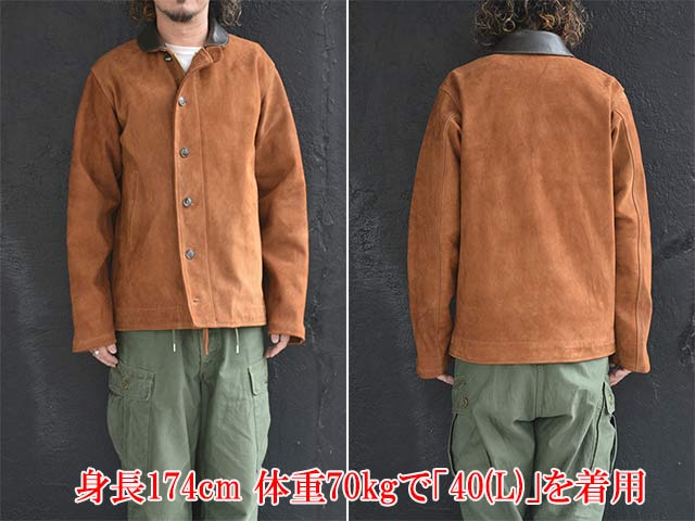 ��BUZZ RICKSON'S/�Х��ꥯ���󥺡ۡ�AVIATION ASSOCIATES N-1 HORSE SUEDE/���ӥ�������󥢥���������N-1�ۡ������������ɡ�(BR80666)
