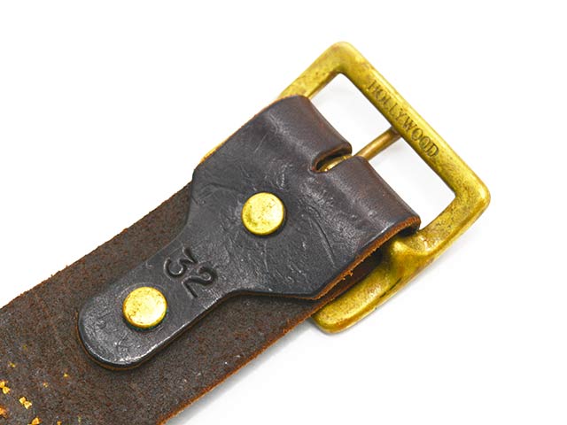 ��HTC(Hollywood Trading Company)/�������ƥ�������(�ϥꥦ�åɥȥ졼�ǥ��󥰥���ѥˡ�)�ۡ�Leather Studs Belt"Overlay Peanuts Snake��/�쥶�������å��٥�ȡɥ����С��쥤�ԡ��ʥåĥ��͡����ɡ�