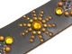 ��HTC(Hollywood Trading Company)/�������ƥ�������(�ϥꥦ�åɥȥ졼�ǥ��󥰥���ѥˡ�)�ۡ�Leather Studs Belt"Overlay Peanuts Snake��/�쥶�������å��٥�ȡɥ����С��쥤�ԡ��ʥåĥ��͡����ɡ�