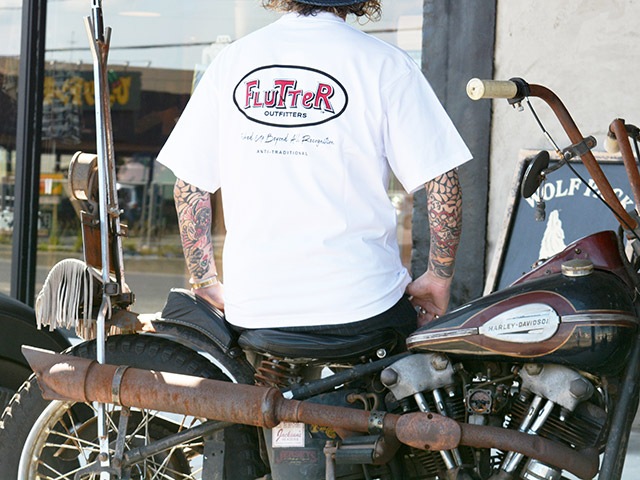 ��2����FLUTTER/�ե�å�����2026SS��7.1oz Oval Logo S/S Tee/7.1oz�����Х�������硼�ȥ��꡼��Tee��(FL26-SST002)