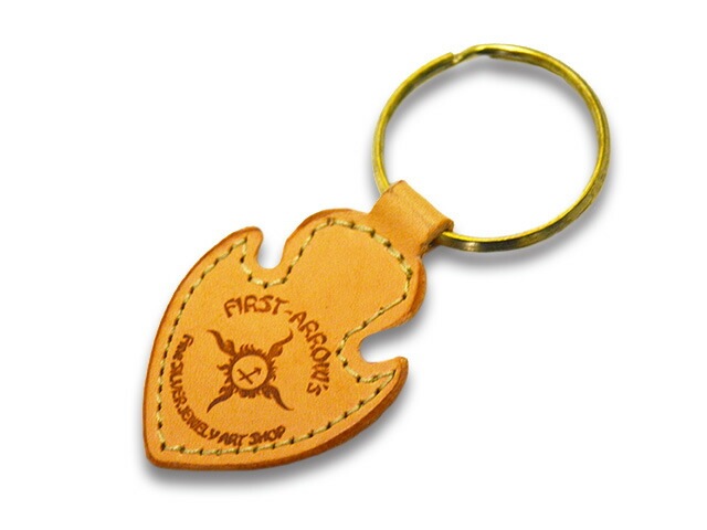 早い者勝ち値引き！ファーストアローズ フェザー　アローヘッド　キーホルダー 全2色【FIRST ARROW's/ファーストアローズ】「Arrow Head Leather Key